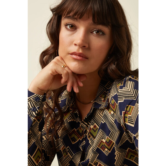 King Louie Blouse leia 10928 evening blue 10928 large