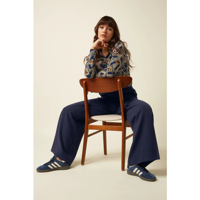 King Louie Blouse leia 10928 evening blue 10928 large