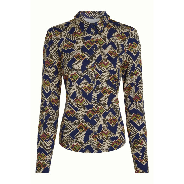 King Louie Blouse leia 10928 evening blue 10928 large