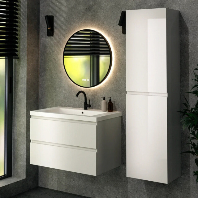Mirlux Badkamermeubelset london 80cm wit wastafel wit 3581491 large