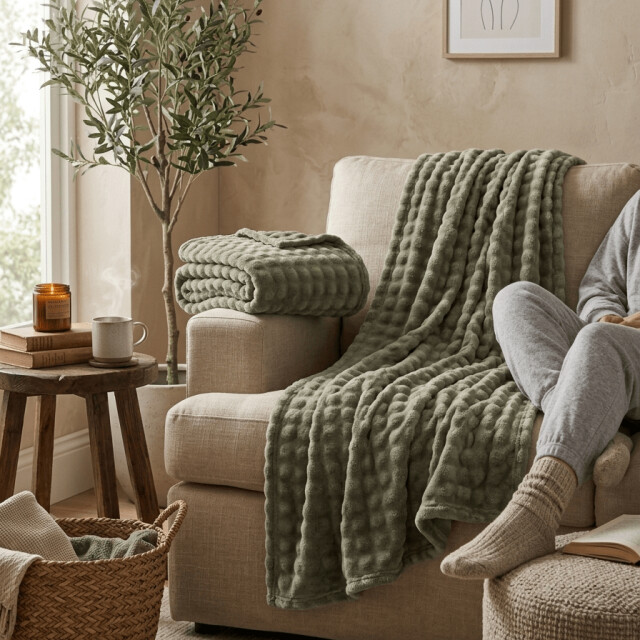 Casa di Elturo Plaid cozy – – fleece – 125 x 150 cm 3690187 large