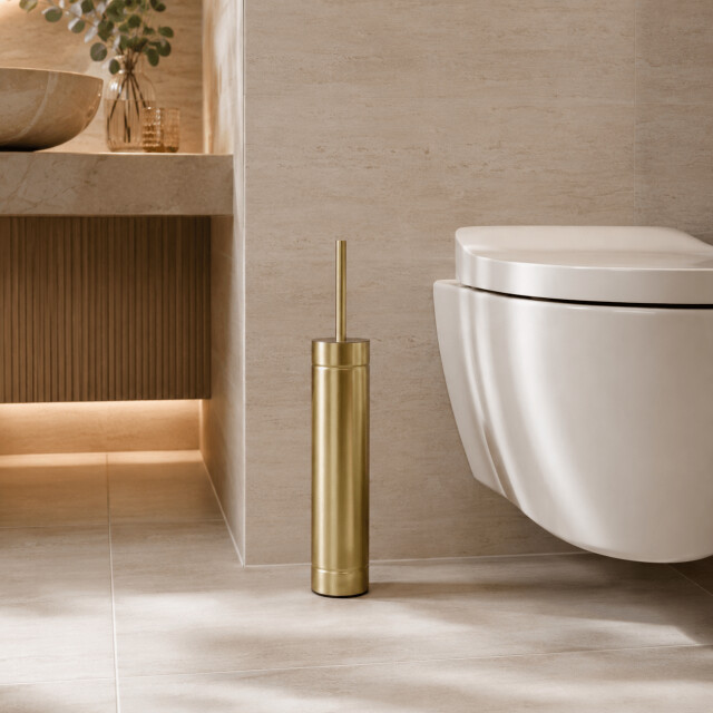 Casa di Elturo Toiletborstel glam – mat – metaal – Ø7,5 x h42 cm 2036589 large