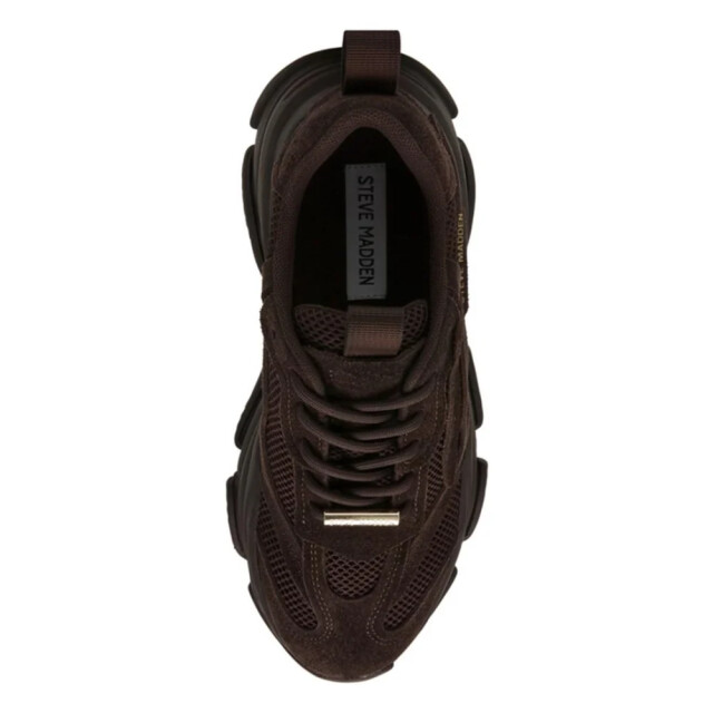 Steve Madden Possession-e chocolate brown dames sneaker SM19000033-CHN large