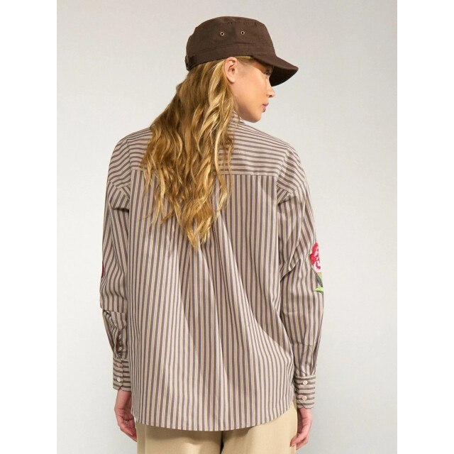 Nümph Nukacey 707171 embr shirt deep taupe 707171 large