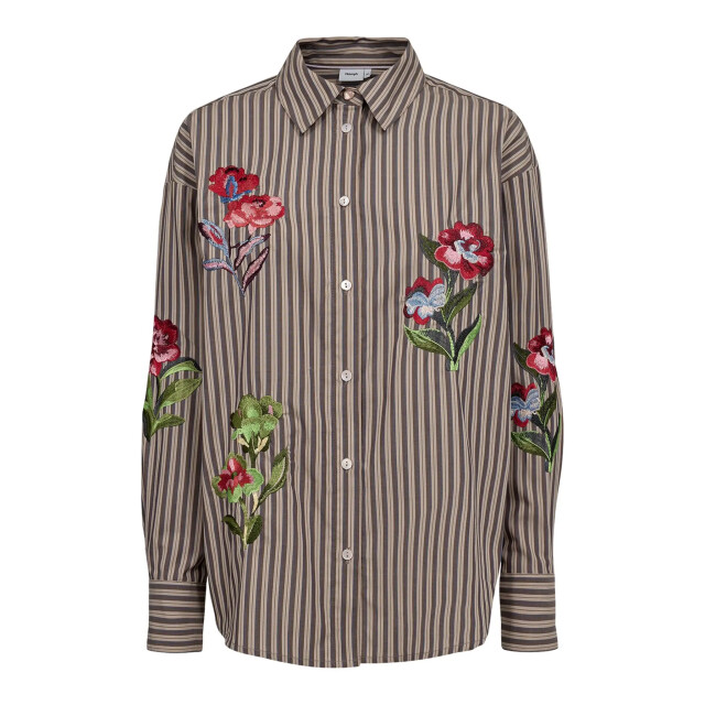 Nümph Nukacey 707171 embr shirt deep taupe 707171 large