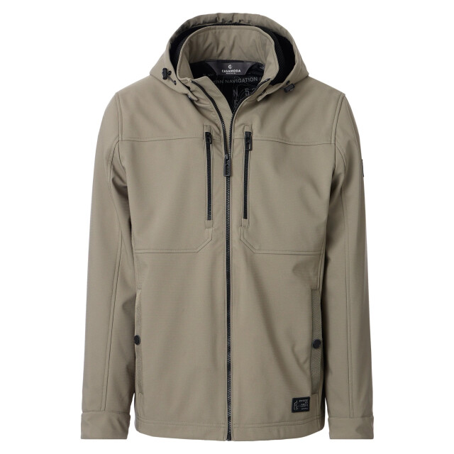 Casamoda Heren softshell jas 126410230 311 oil green CasaModa Jas 126410230 311OilGreen large