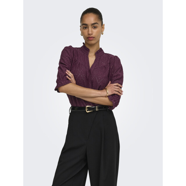 Only Onlziggy s/s frill top cc jrs 15377146 large