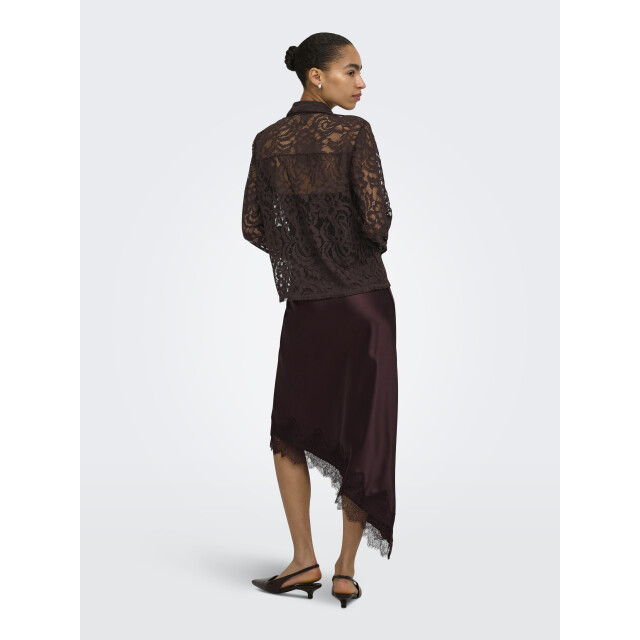 Only Onlbirun l/s lace shirt wvn 15380416 large