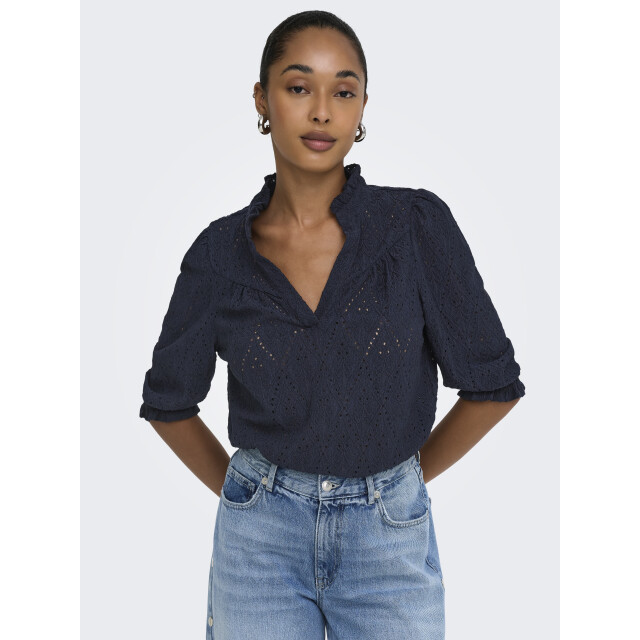Only Onlziggy s/s frill top cc jrs 15377146 large
