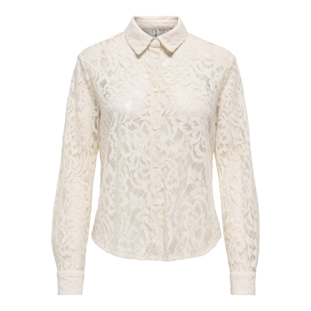 Only Onlbirun l/s lace shirt wvn 15380416 large