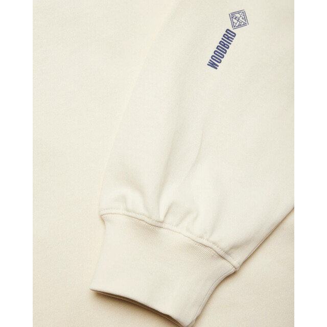 Woodbird Wbbeam ls warp tee 2626-409 off white 2626-409 large