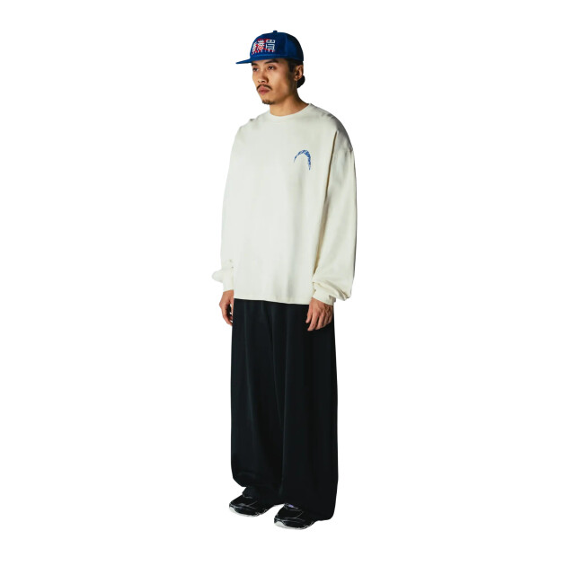 Woodbird Wbbeam ls warp tee 2626-409 off white 2626-409 large