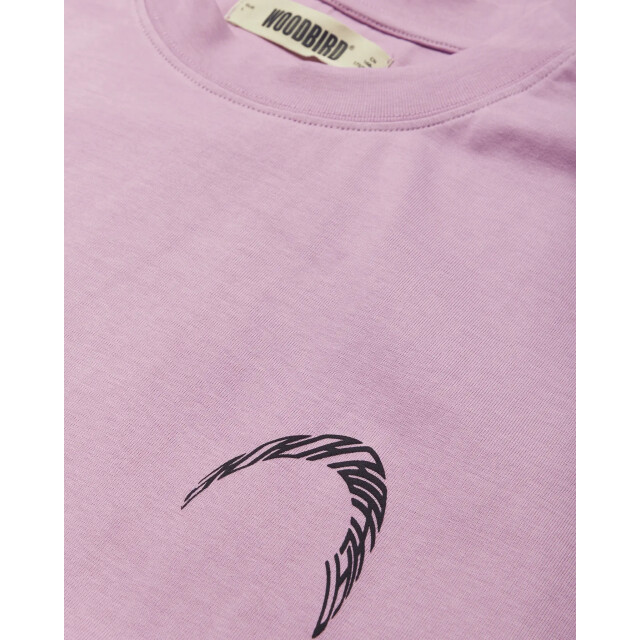 Woodbird Wbbaine warp tee 2626-416 dusty violet 2626-416 large