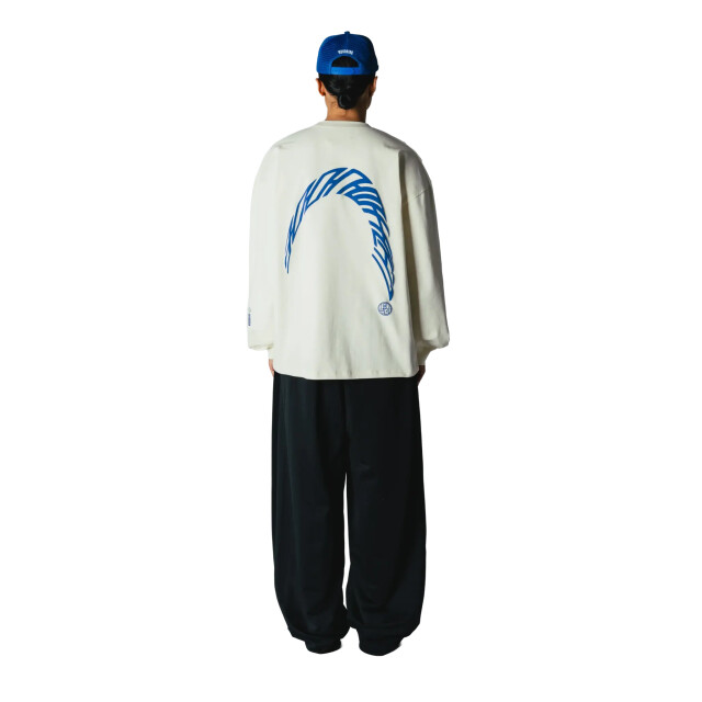 Woodbird Wbbeam ls warp tee 2626-409 off white 2626-409 large