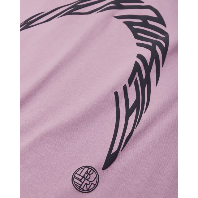 Woodbird Wbbaine warp tee 2626-416 dusty violet 2626-416 large