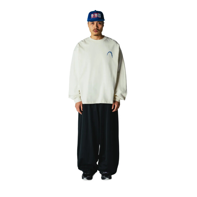 Woodbird Wbbeam ls warp tee 2626-409 off white 2626-409 large