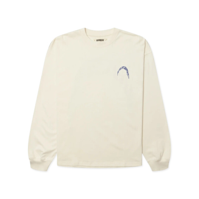 Woodbird Wbbeam ls warp tee 2626-409 off white 2626-409 large