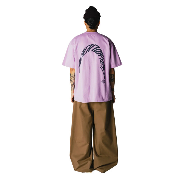 Woodbird Wbbaine warp tee 2626-416 dusty violet 2626-416 large