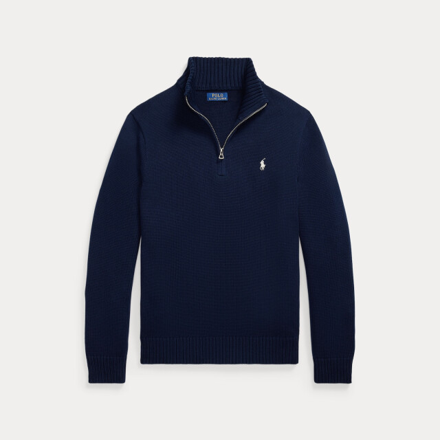 Ralph Lauren 710859939  Cotton Knitted Half Zip Pullover  large