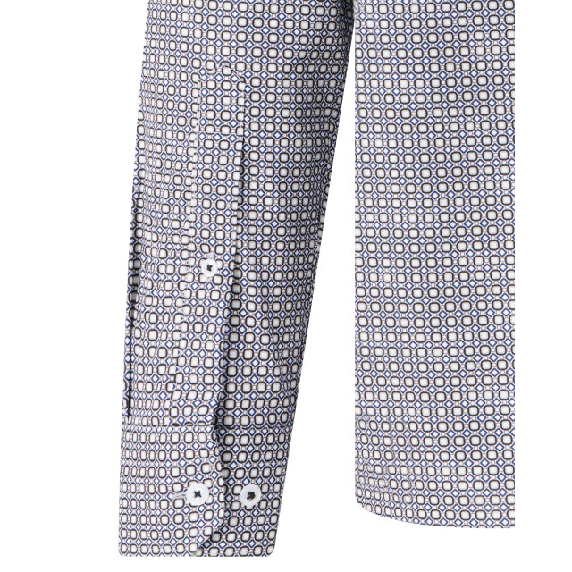 Campbell Casual overhemd donker 107640-001-L large