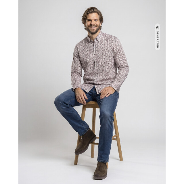 Campbell Casual overhemd 107639-001-L large