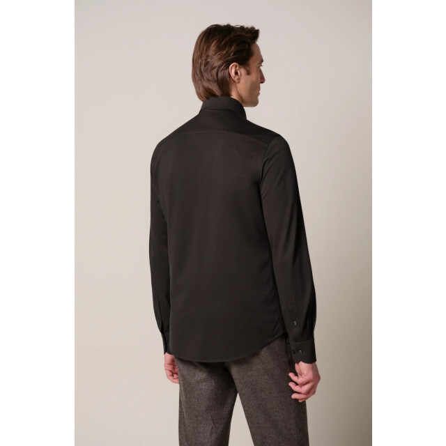 Profuomo shirt x-cutaway sf ppxh30021f h2 dark brown 05631.870.0003 large