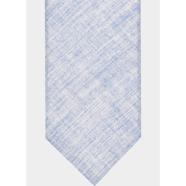 Profuomo Stropdas tie silk print light blue ppwa10039/b 211740 large