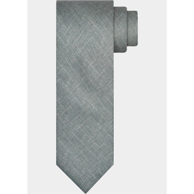 Profuomo Stropdas tie silk print green ppwa30021/e 211748 large