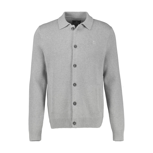 Lerros Heren polo 2685544 259 platinum grey melange Lerros Polo 2685544 259PlatinumGreyMelange large