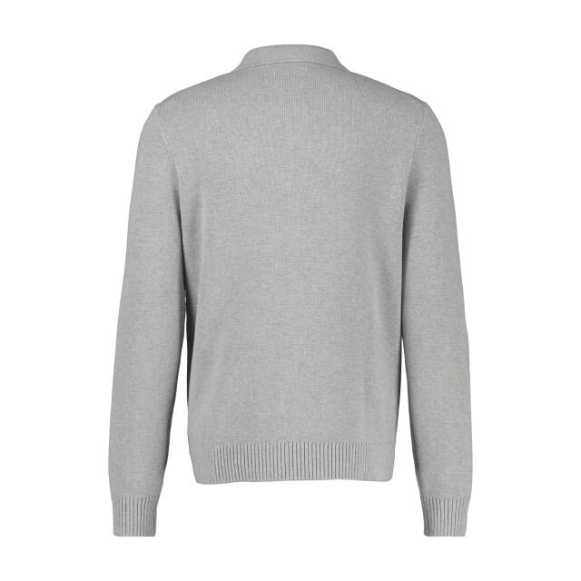 Lerros Heren polo 2685544 259 platinum grey melange Lerros Polo 2685544 259PlatinumGreyMelange large