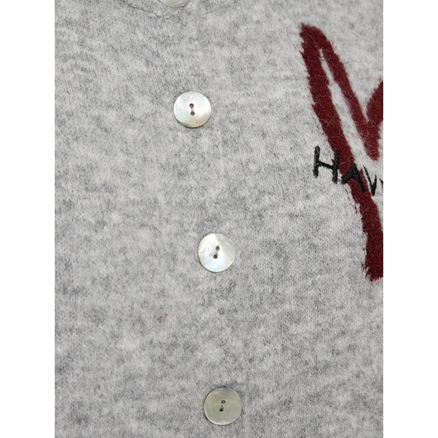 Free Quent Fqnomas-cardigan med.grey fuch FQNomas-cardigan Med.grey Fuch large