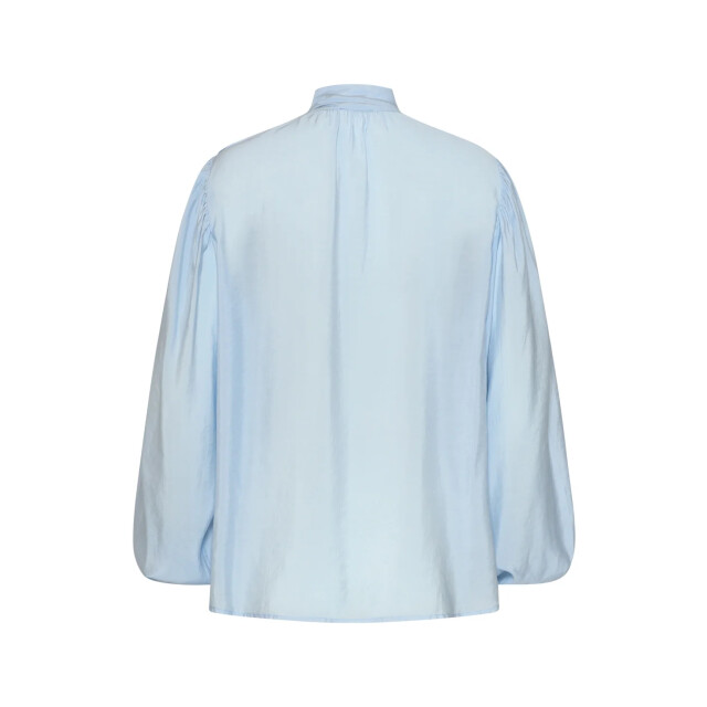 Smashed Lemon Blouse van soepelvallende stof met strikdetail | 8718679074568 large