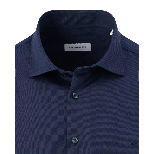 Campbell Casual overhemd donker 107638-001-L large