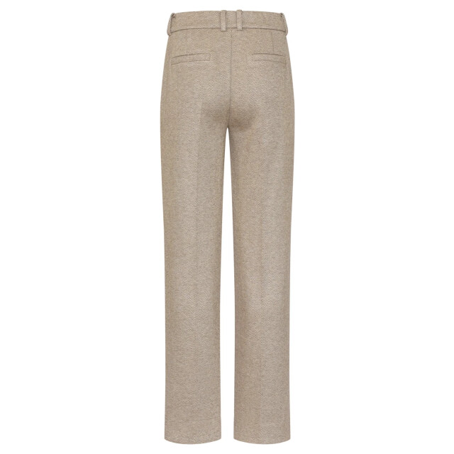 Smashed Lemon Wide leg broek van geweven stof met visgraatstructuur | 8718679074414 large