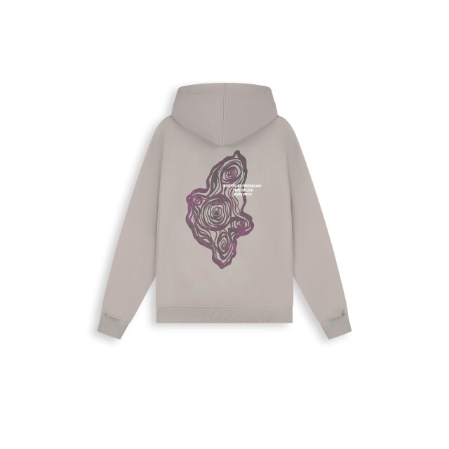 Pure Path Tree trunk hoodie taupe 26030306 large