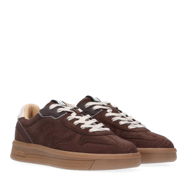 Maruti Yale embroidery dark brown lage sneakers dames 66.1844.05-D19 large