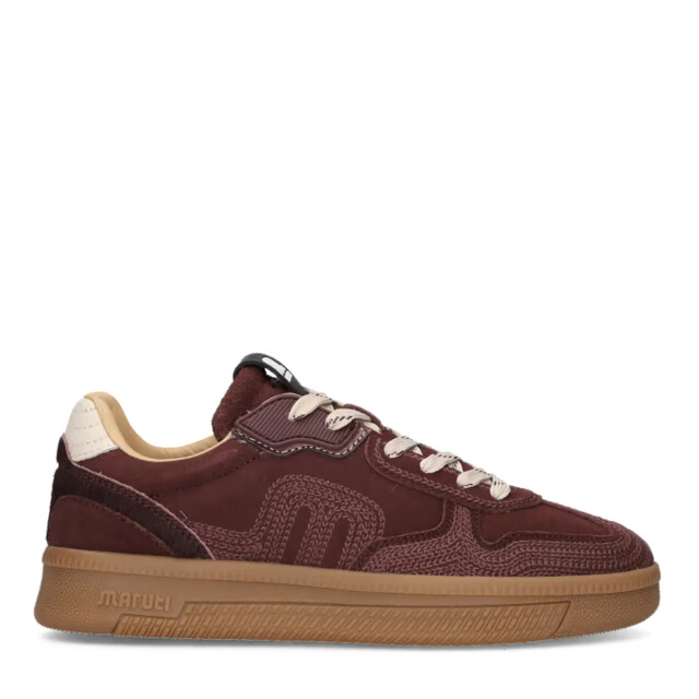 Maruti Yale embroidery bordo lage sneakers dames 66.1844.05-F36 large