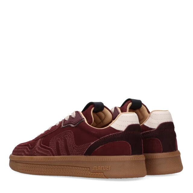 Maruti Yale embroidery bordo lage sneakers dames 66.1844.05-F36 large