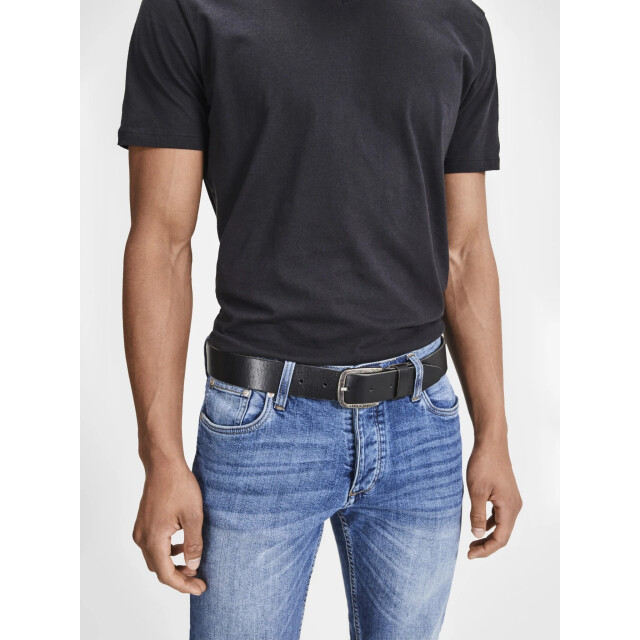 Jack & Jones Heren riem jacpaul leer 12111286-Black large