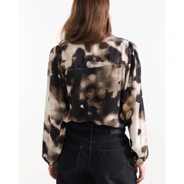 Jansen Amsterdam Blouse lange mouw jet w26 JANSEN Amsterdam Blouse lange mouw JET W26 large
