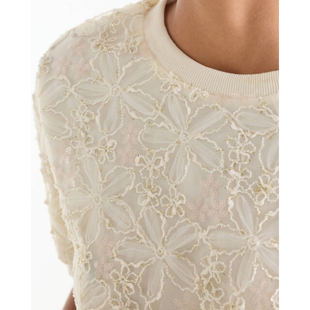 Jansen Amsterdam Top korte mouw blanche w26 JANSEN Amsterdam Top korte mouw BLANCHE W26 large