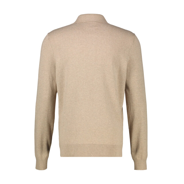 Lerros Heren polo 2695220 141 gravel melange Lerros Polo 2695220 141GravelBeigeMelange large