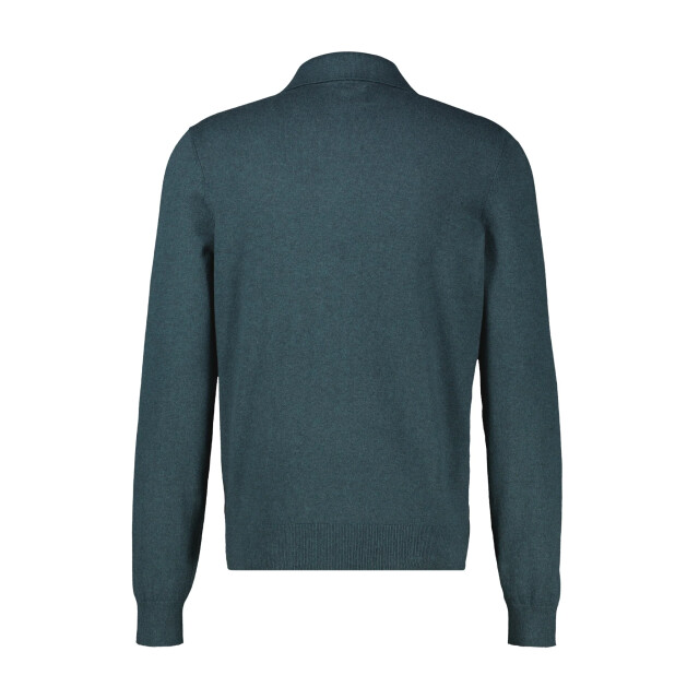 Lerros Heren polo 2695220 666 cedar green melange Lerros Polo 2695220 666CedarGreenMelange large