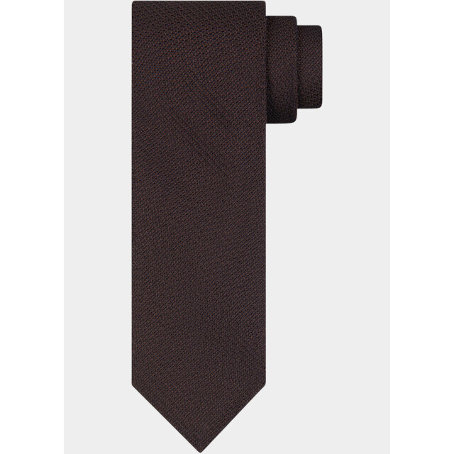 Profuomo Stropdas tie silk woven brown ppwa10011/b 211739 large