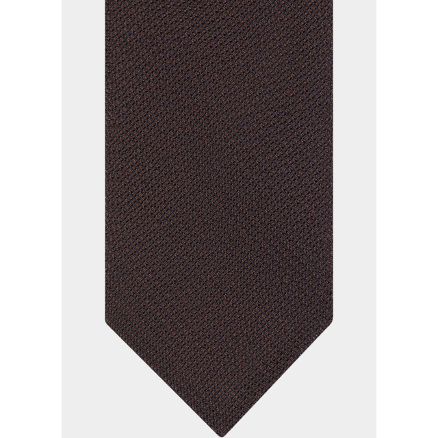 Profuomo Stropdas tie silk woven brown ppwa10011/b 211739 large