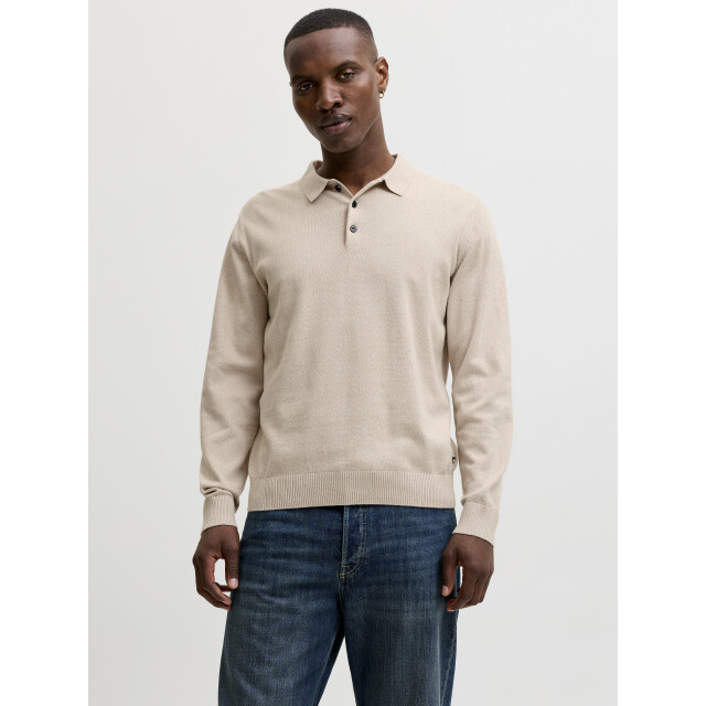 Jack & Jones Jjebasic knit ls polo sn 12298384 large