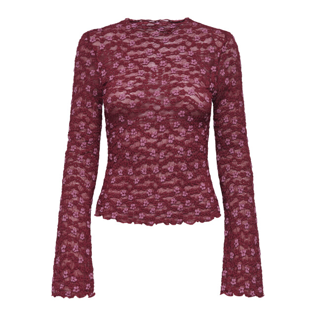 Only Onllollie l/s lace top cs jrs 15384092 large