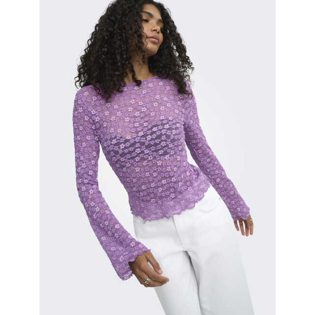 Only Onllollie l/s lace top cs jrs 15384092 large