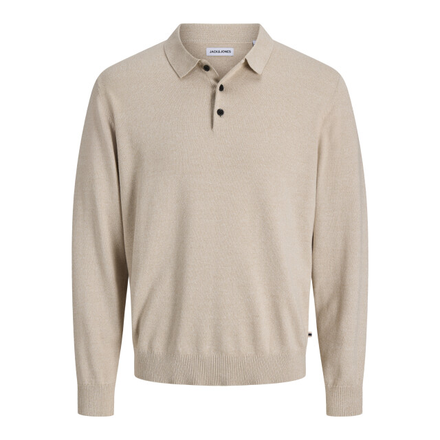 Jack & Jones Jjebasic knit ls polo sn 12298384 large