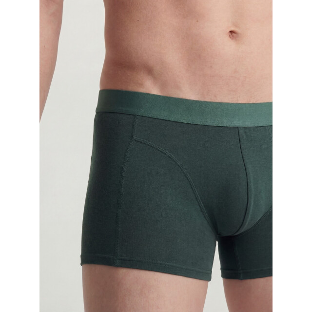 Jack & Jones Heren boxershorts trunks jaccomo bamboe effen 3-pack donkergroen/blauw/zwart 12300848-Pine Grove large